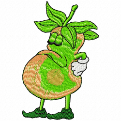 Funny Veggies Embroidery Design 11